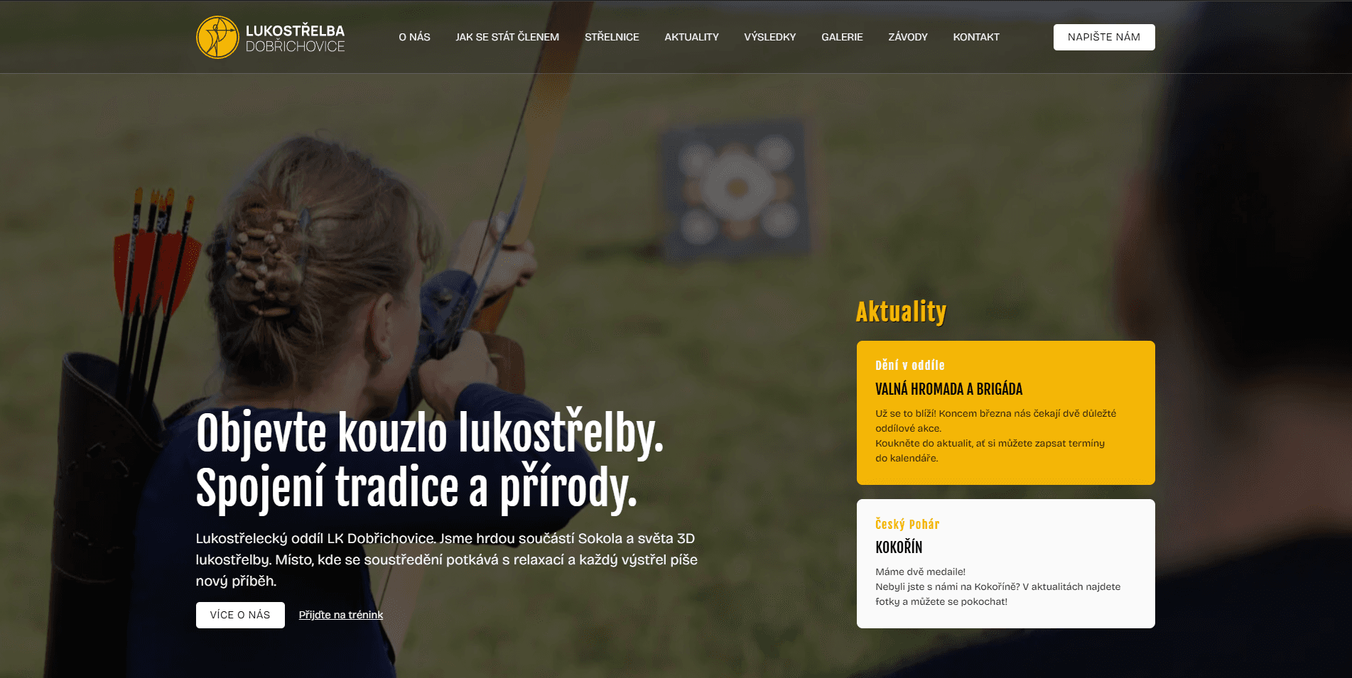 LK Dobřichovice — ukázka projektu