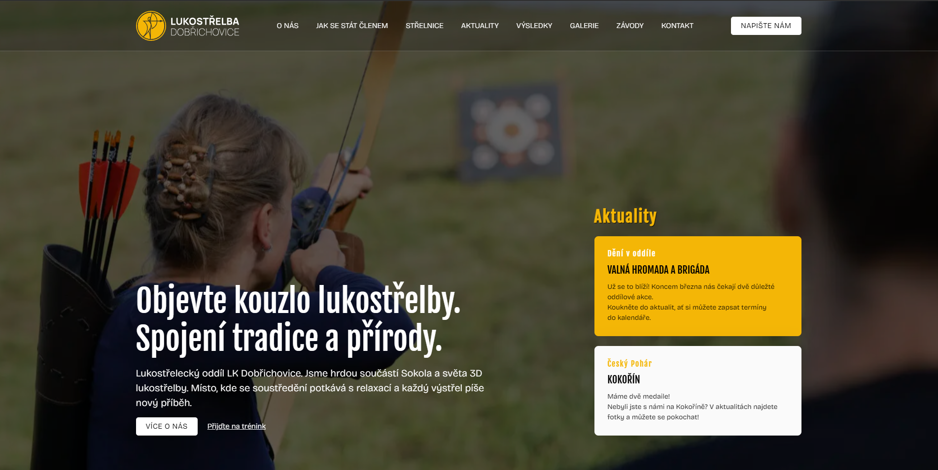 Náhled webu LK Dobřichovice